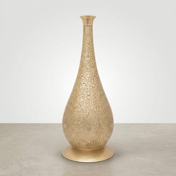 Aara Handmade Antique Brass Moroccan Floor Lamp