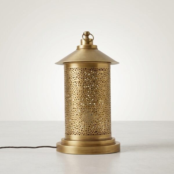 Adam Handmade Brass Perforated Floor Lamp