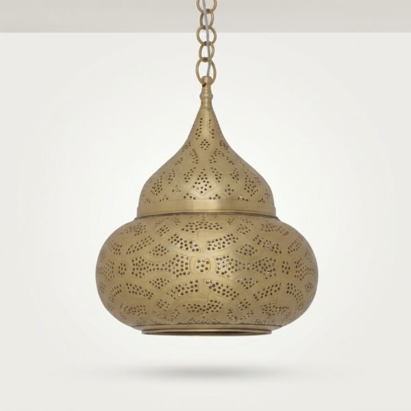 Farah Handmade Brass Dome Ceiling Pendant Light
