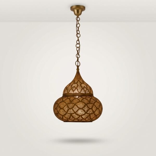 Handmade Halim Brass Moroccan Ceiling Pendant Light