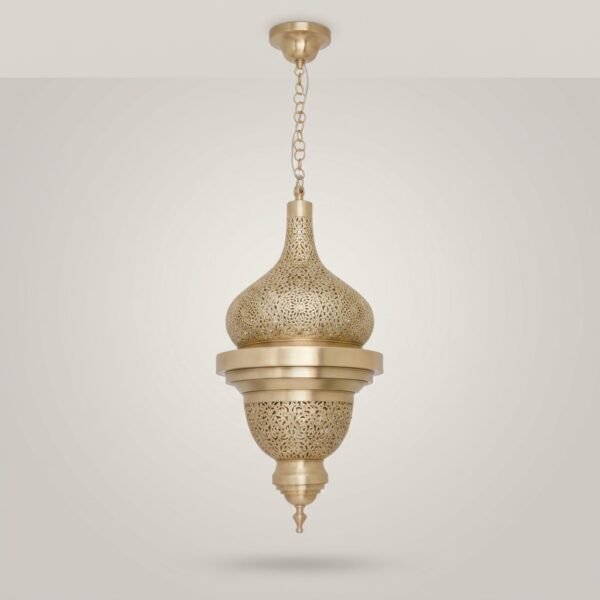Lahela Handmade Moroccan Brass Ceiling Pendant Light