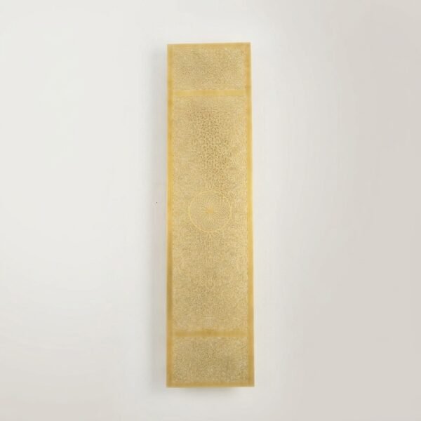 Mamdud Handmade Brass Wall Sconce with Parchment Lining