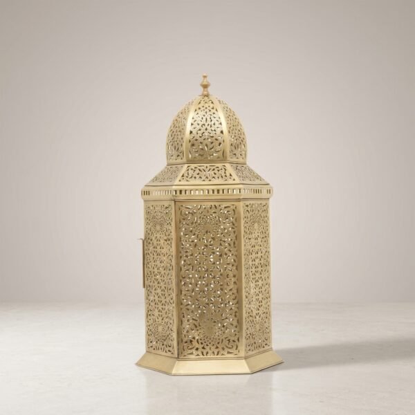 Handmade Mansour Moroccan Brass Floor Lamp