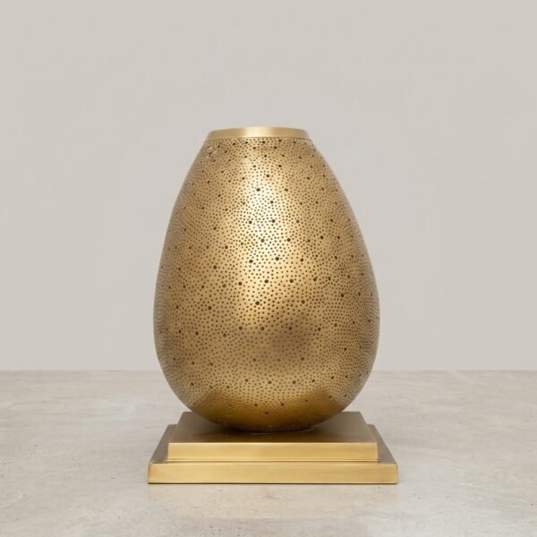 Sarab Handmade Perforated Brass Floor Lamp